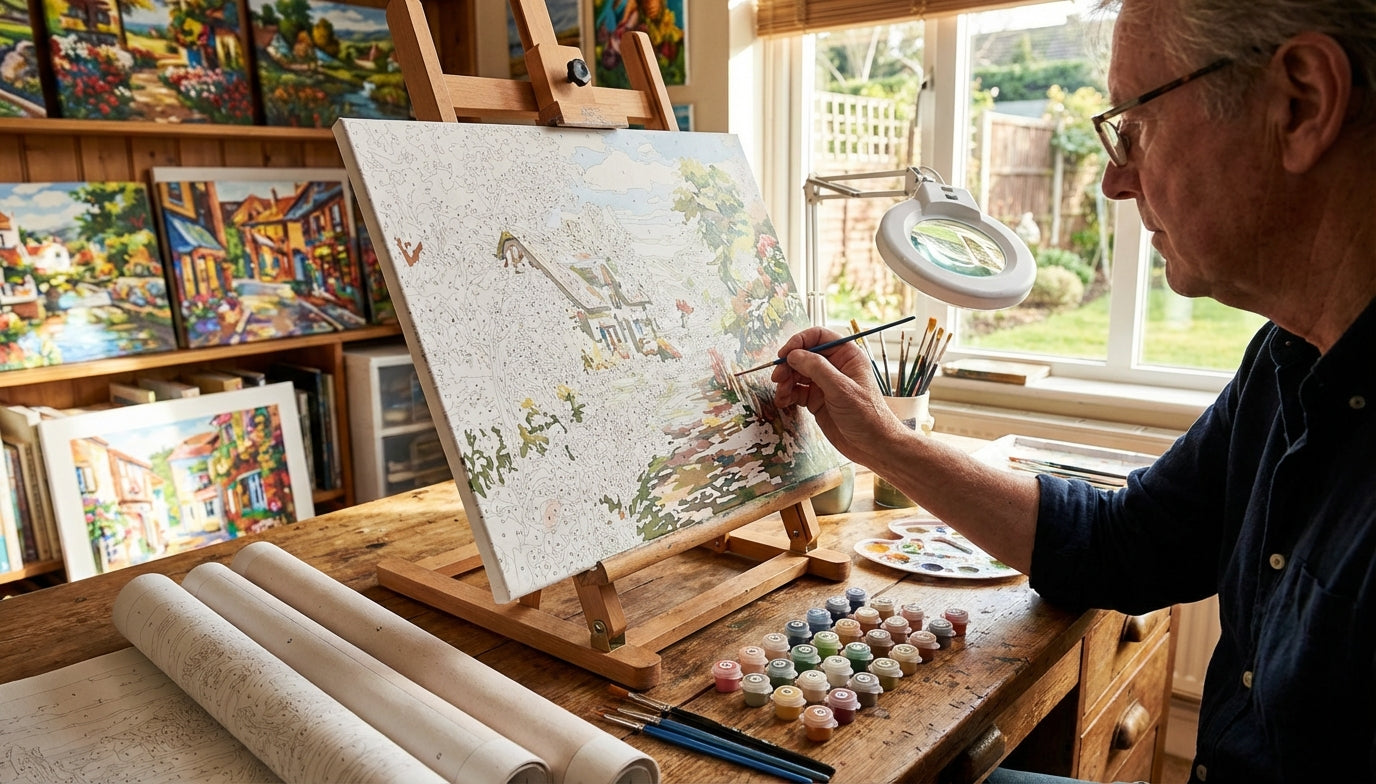 Challenge Yourself: Advanced Paint By Numbers Kits with Fine Details f ...