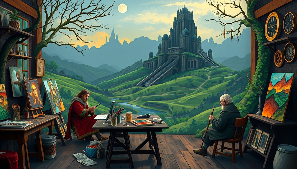 Where to Buy Premium Paint by Numbers Kits with Free Shipping in the USA: A Journey into Middle-Earth Creativity