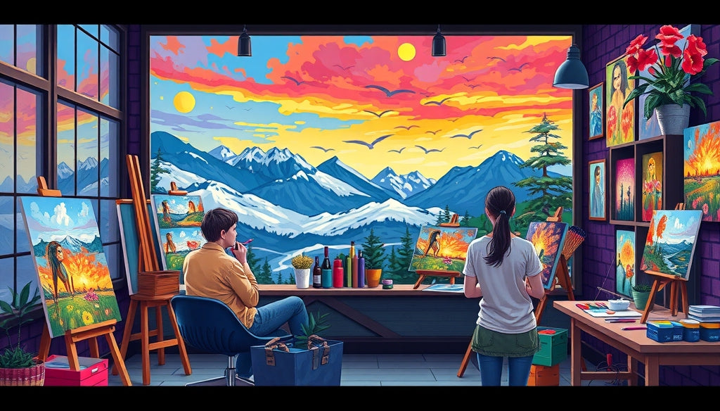 Discover the Best Paint by Numbers Kits for Adults: Relaxation and Creativity at Your Fingertips