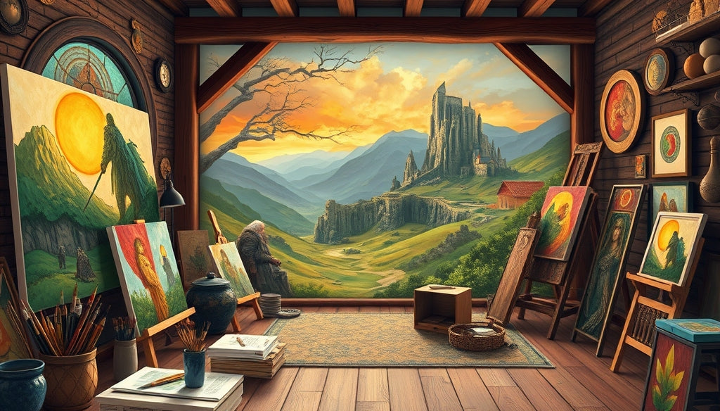 Discover the Best Paint by Numbers Kits for Adults Inspired by The Lord of the Rings
