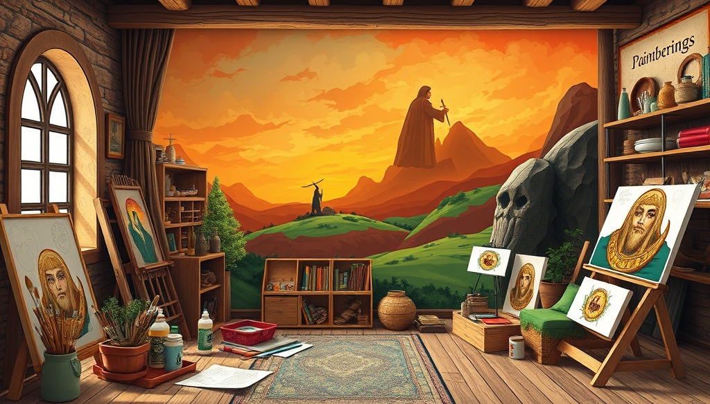 Top 5 Best Paint by Numbers Kits for Adults Inspired by The Lord of the Rings