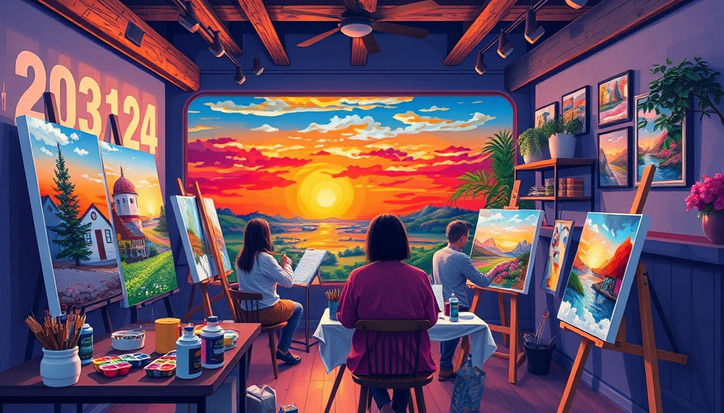 Unlock Your Inner Artist: Where to Buy Premium Paint by Numbers Kits in the US with Free Shipping