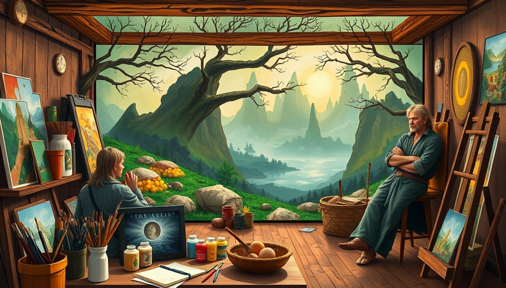 Where to Buy Premium Paint by Numbers Kits in the US for Epic Lord of the Rings Scenes