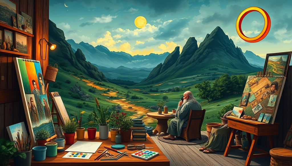 Unlock Your Creativity: Buy Premium Paint by Numbers Kits Inspired by The Lord of the Rings