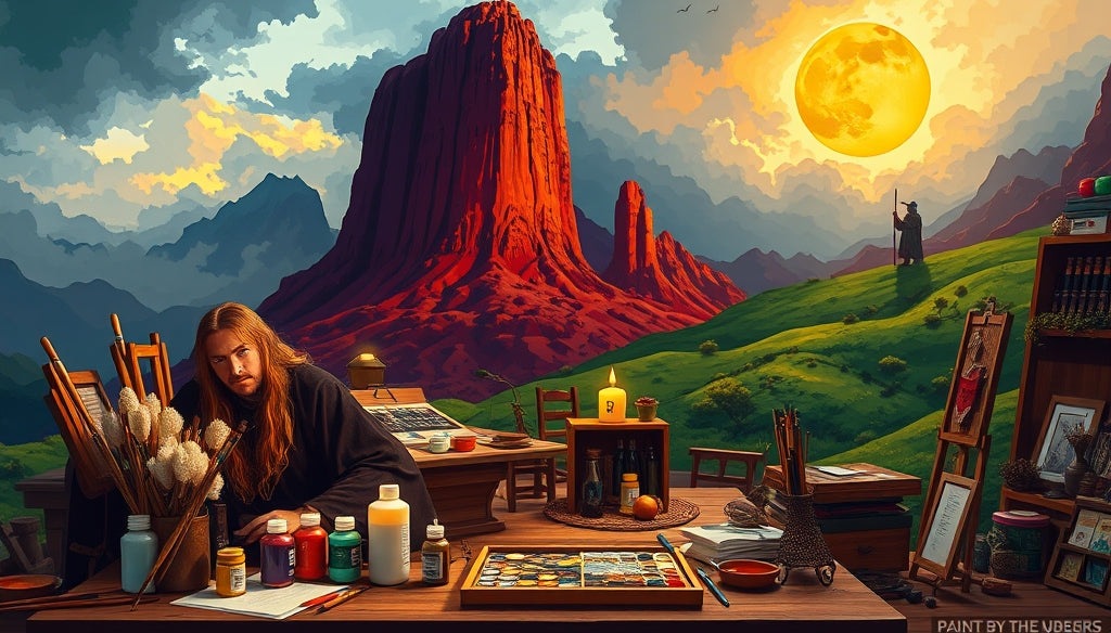 Discover the Best Paint by Numbers Kits for Adults Inspired by The Lord of the Rings