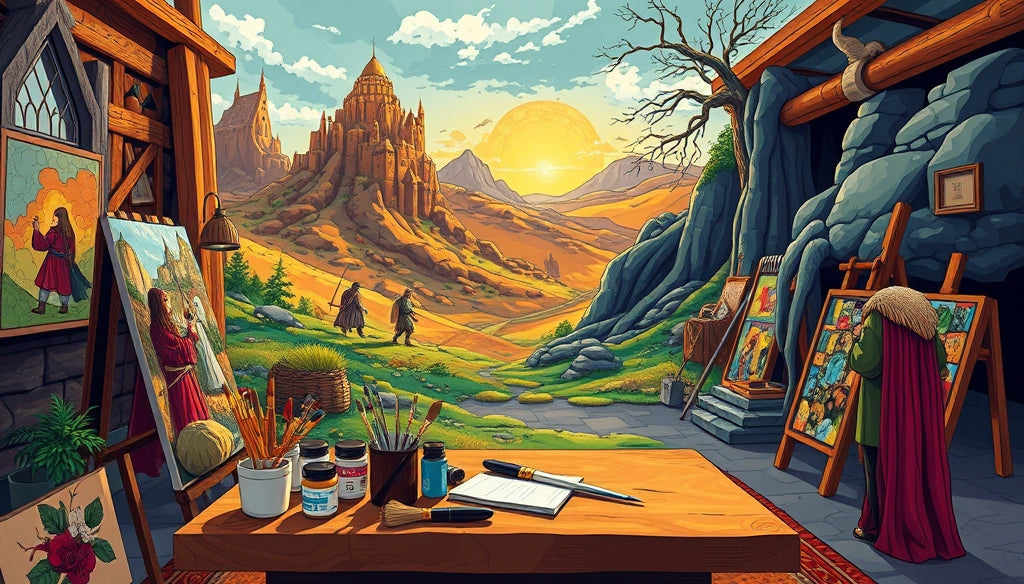 Discover the Best Paint by Numbers Kits for Adults Inspired by The Lord of the Rings