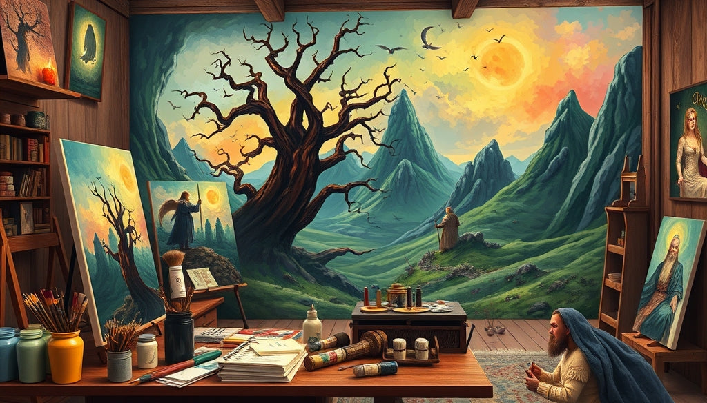 Where to Buy Premium Paint by Numbers Kits of The Lord of the Rings with Free Shipping in the USA