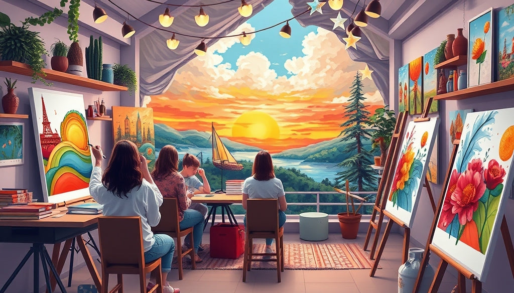 Where to Buy Premium Paint by Numbers Kits with Free Shipping in the USA for Stress Relief