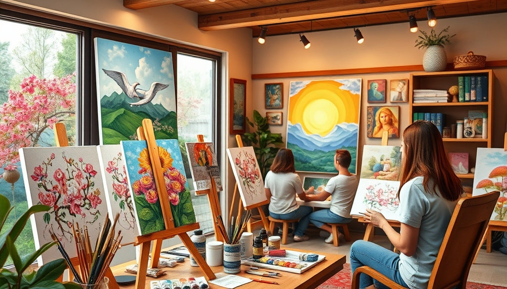 Discover Affordable Paint by Numbers Kits for Beginners with Free Shipping in the USA