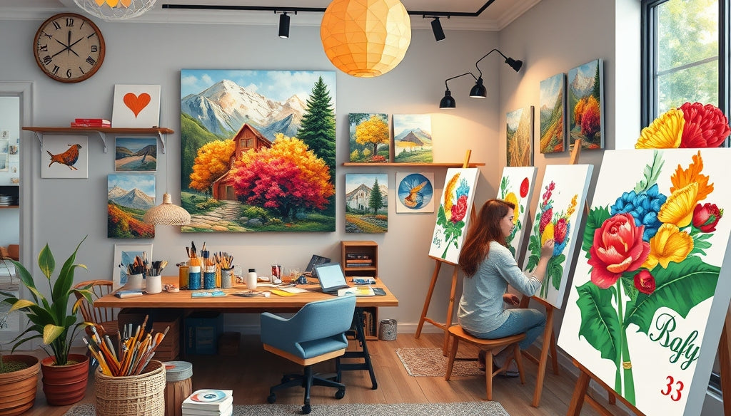 Where to Buy Premium Paint by Numbers Kits in the US and Enjoy Free Shipping: Elevate Your Relaxation Hobby