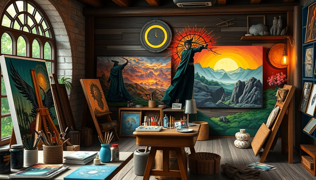 Where to Buy Premium Lord of the Rings Paint by Numbers Kits with Free Shipping in the USA