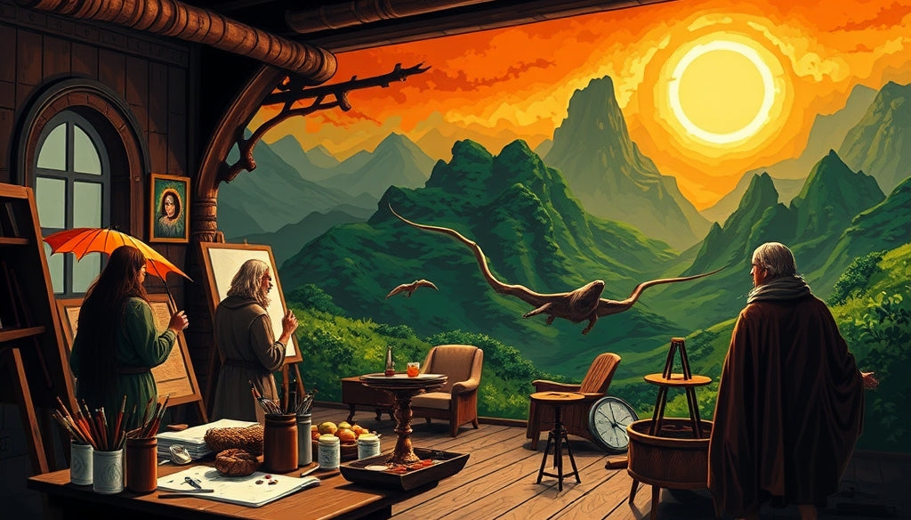 Where to Buy Premium The Lord of the Rings Paint by Numbers Kits Online with Fast Shipping