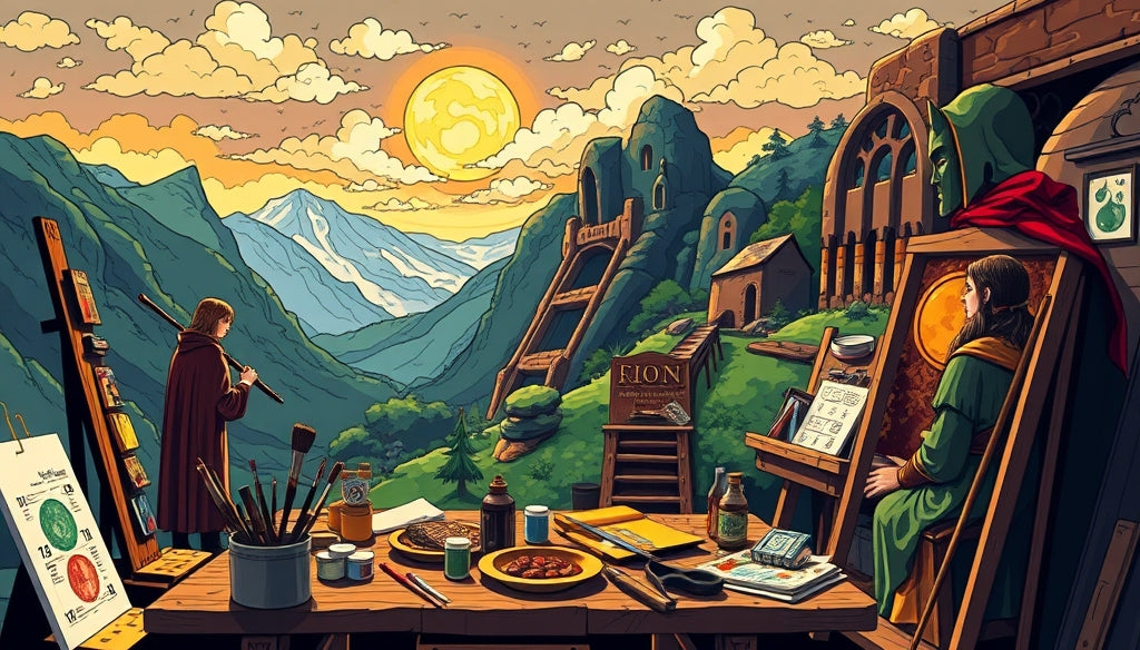 Discover the Best Paint by Numbers Kits for Adults Featuring Iconic Scenes from The Lord of the Rings