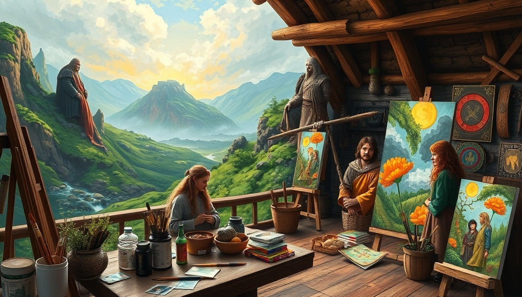 Discover the Best Paint by Numbers Kits for Adults Inspired by The Lord of the Rings