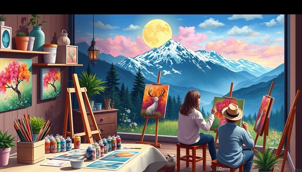 Discover the Best Paint by Numbers Kits for Adults in the US: Relaxation Awaits