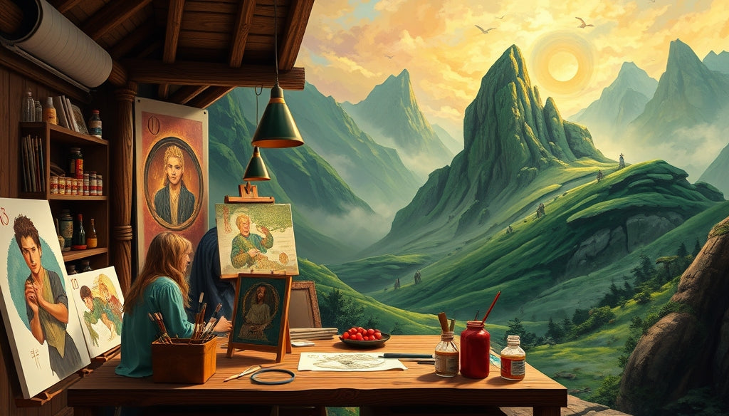 Where to Buy Premium Paint by Numbers Kits with Free Shipping in the USA for Tolkien Fans