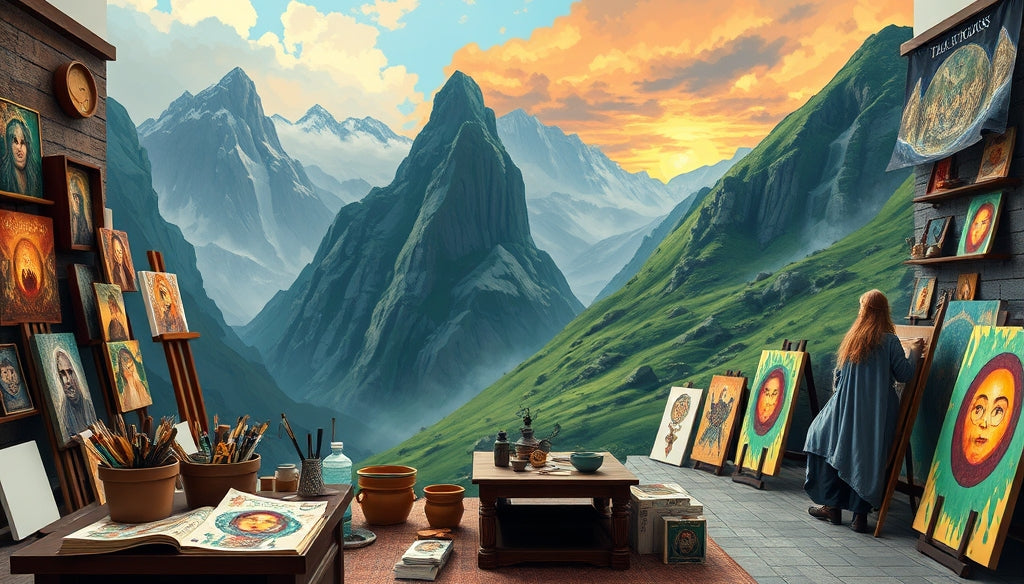 Discover the Best Paint by Numbers Kits for Adults Inspired by The Lord of the Rings