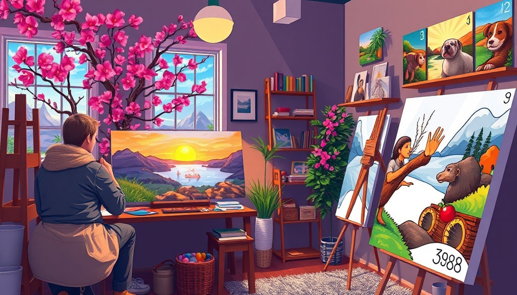 Where to Buy Premium Paint by Numbers Kits in the US with Fast Shipping: Transform Your Creativity Today