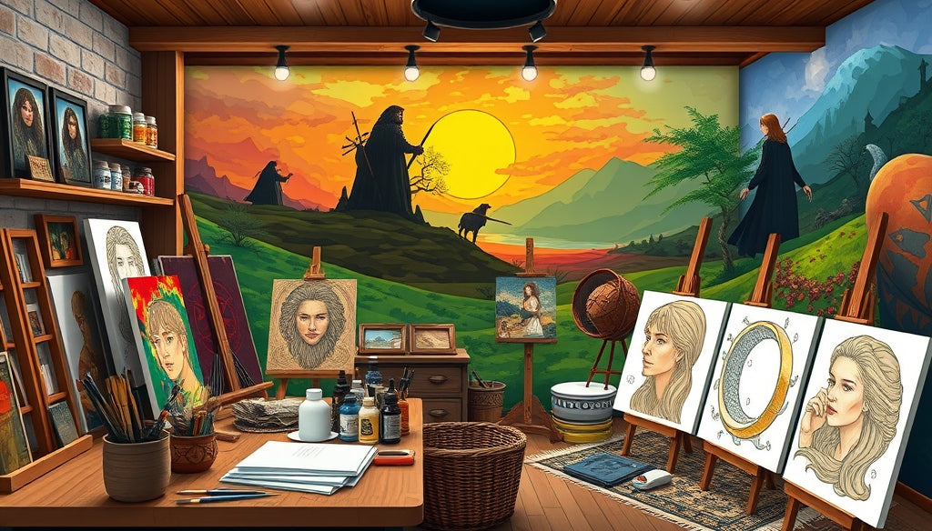 Ultimate Guide to Buying High-Quality Paint by Numbers Kits with Free Shipping in the USA – Join the Middle-Earth Adventure