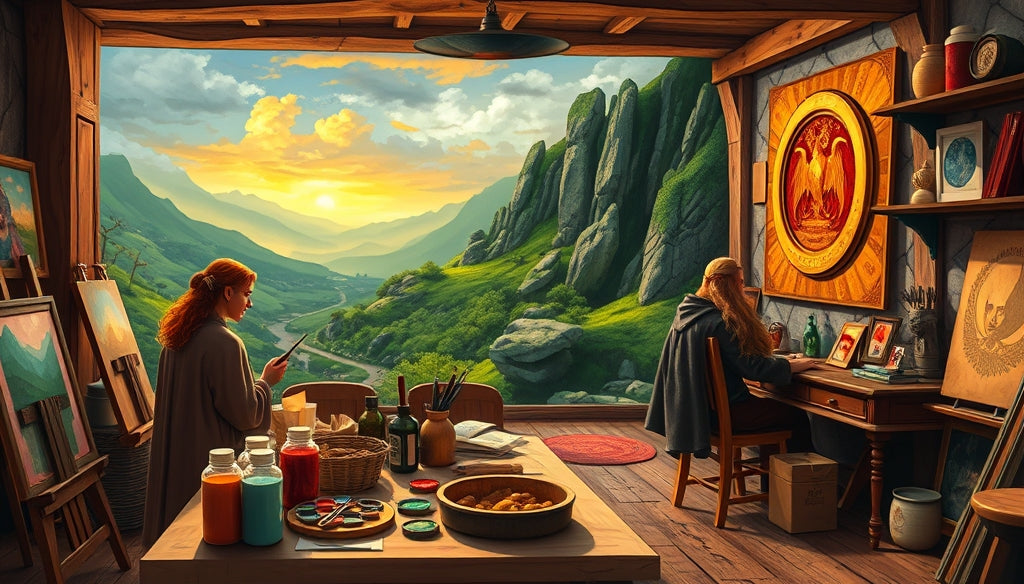 Where to Buy Premium Paint by Numbers Kits for Relaxation: Explore Middle-earth Through Art