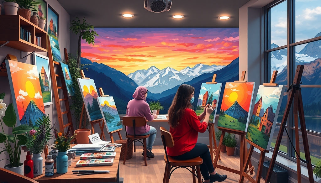 Discover the Best Paint by Numbers Kits for Adults in the US to Unwind and Relax