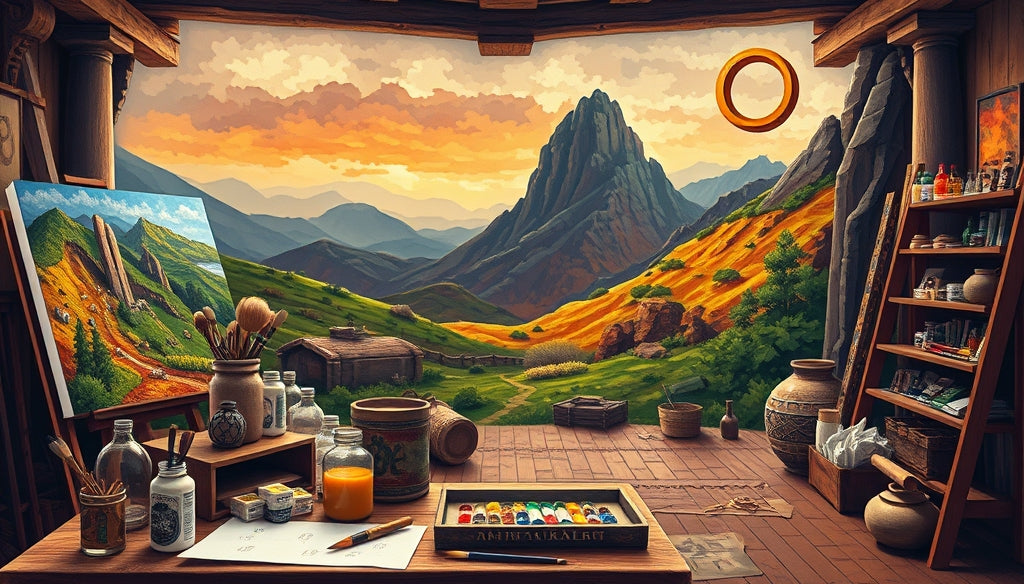 Unleash Your Creativity: Buy High-Quality Paint by Numbers Kits for The Lord of the Rings with Free Shipping