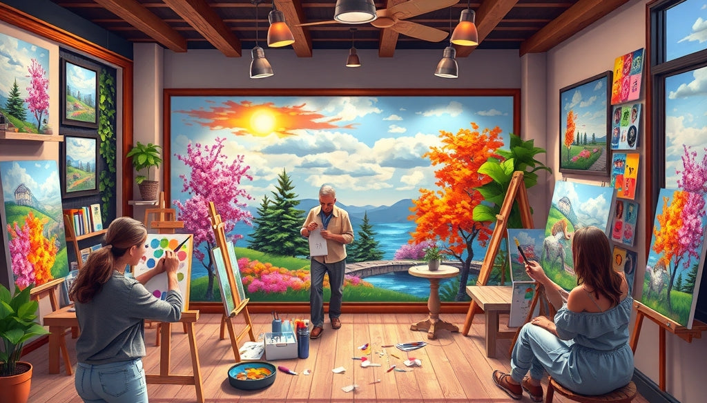 EasytoUse Paint by Numbers Kits for Seniors Relax and Enjoy
