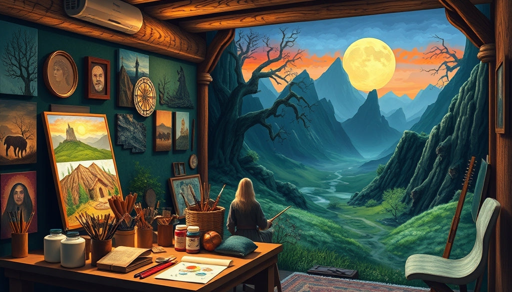 Transform Your Relaxation Time: Buy High-Quality Paint by Numbers Kits Inspired by The Lord of the Rings