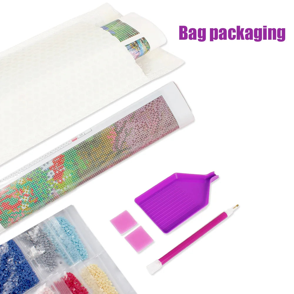 Evershine Full Diamond Painting - House Landscape 5D DIY Mosaic Kit for Creative Home Decor - Paint by Numbers Kits for Adults