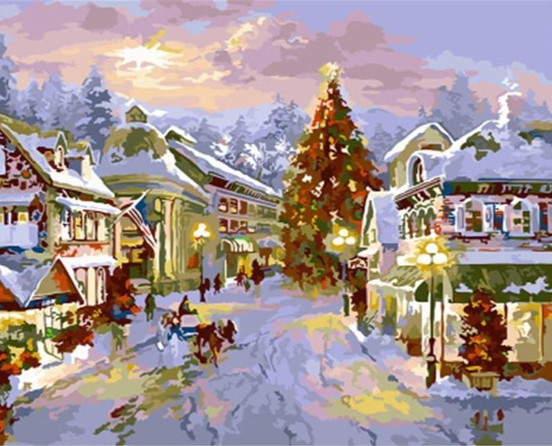 Christmas Village - World Paint by Numbers™ Kits DIY