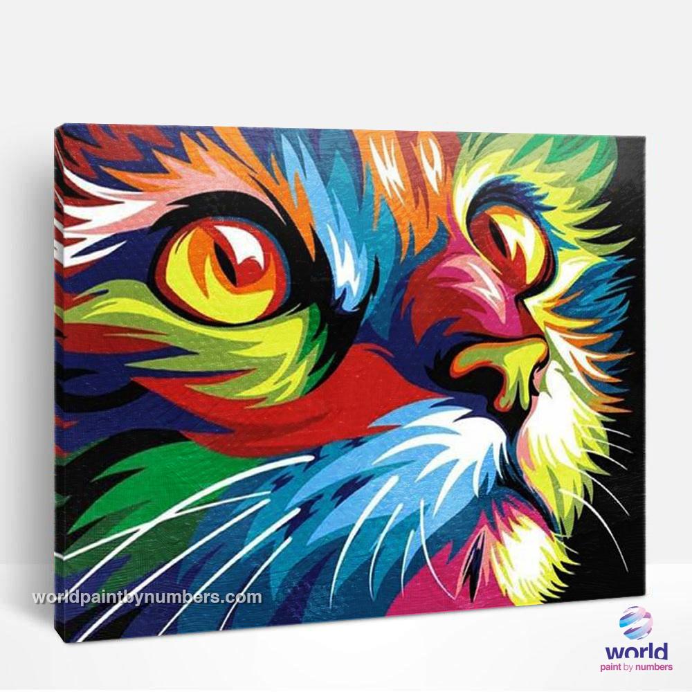 Color Cat - World Paint by Numbers Kits DIY