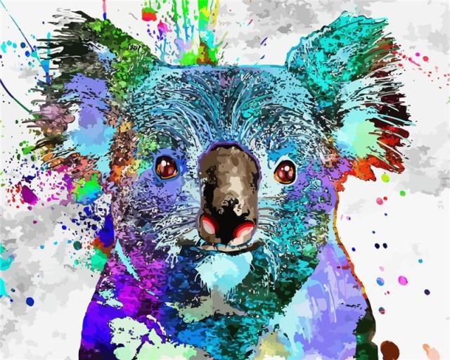 Colorful Koala- World Paint by Numbers™ Kits DIY