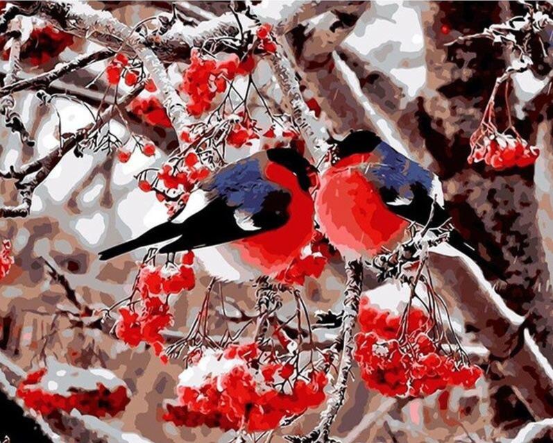 Lovers Birds - World Paint by Numbers™ Kits DIY