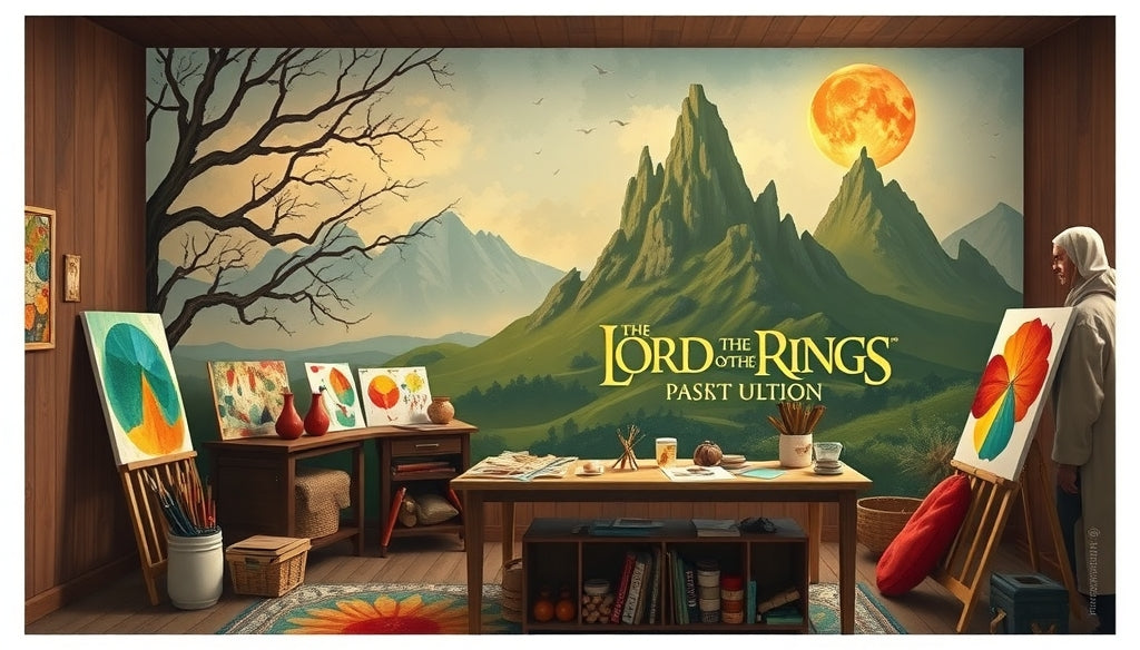 Discover the Best Paint by Numbers Kits for Adults: Perfect for Relaxation and O Lord of the Rings Fans
