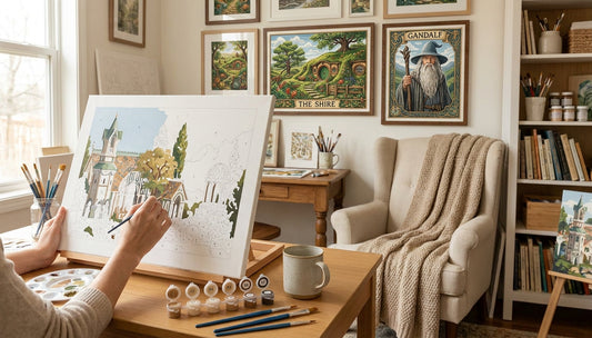 Gift the Shire: Lord of the Rings Paint by Numbers Kits for Creative Adults.