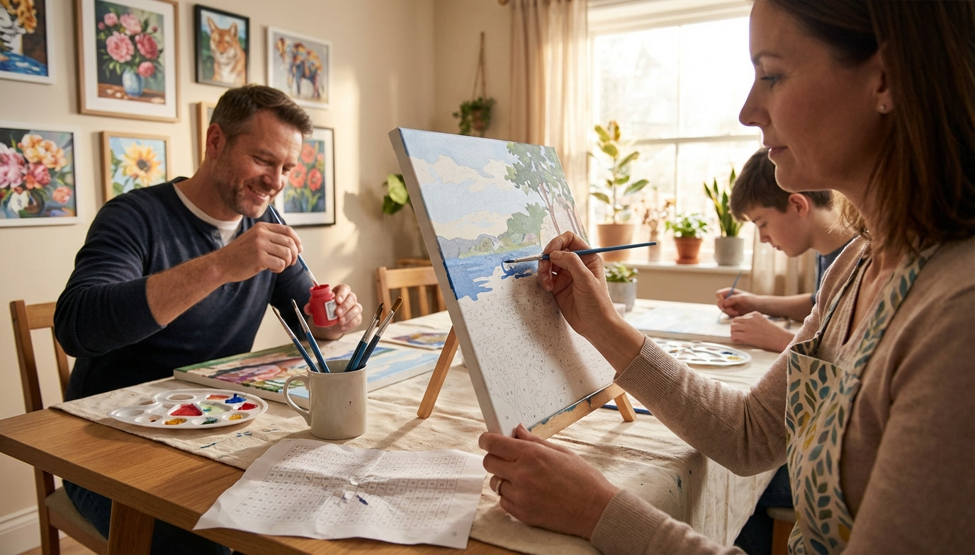 No Art Skills? No Problem! The Ultimate Guide to Paint by Numbers for Relaxing Creativity