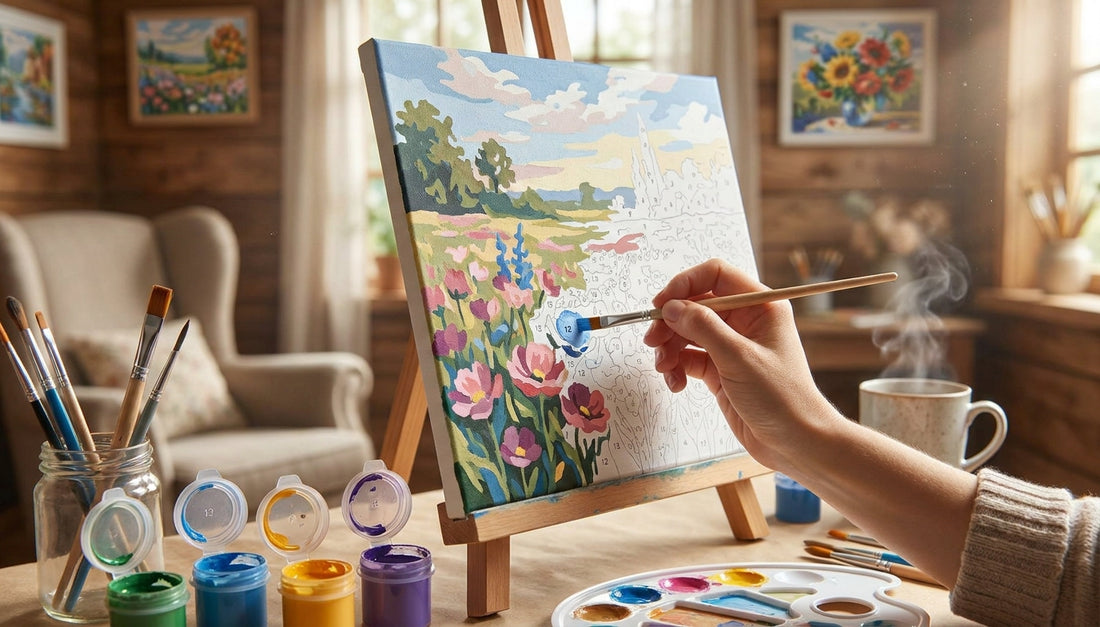 Stress-Free Hobby: Paint by Numbers for Relaxation
