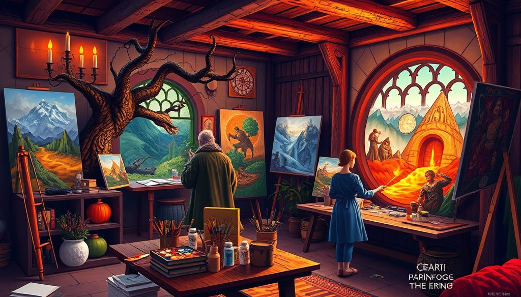 Where to Buy Premium Paint by Numbers Kits with Fast Shipping for the Ultimate Lord of the Rings Experience