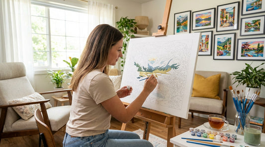 Mindful Art: How PBN Reduces Stress and Anxiety