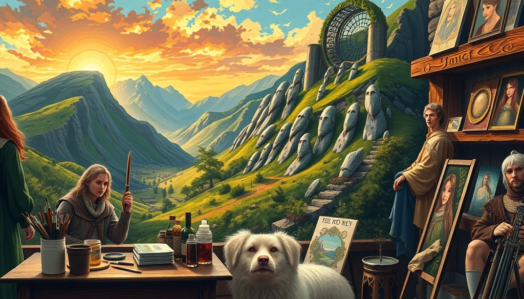 Discover the Best Paint by Numbers Kits for The Lord of the Rings Fans: Relaxation and Creativity Awaits!