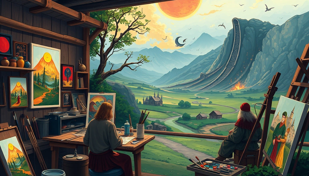 Engage Your Creativity: Extra Large Paint by Numbers Kits for The Lord of the Rings Enthusiasts