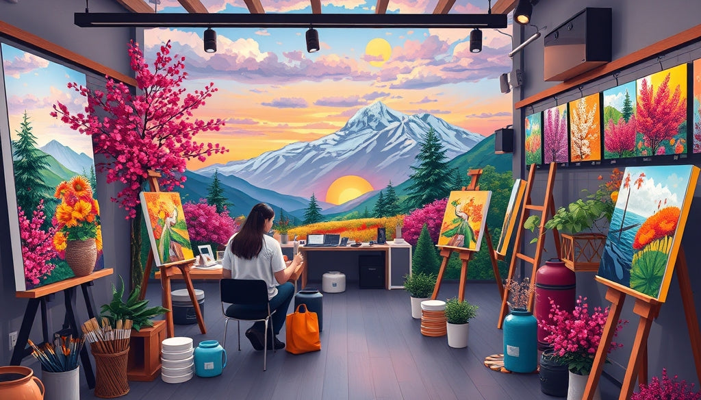 Bring Nature Home: Wildlife and Nature Paint by Numbers Kits for Relaxation