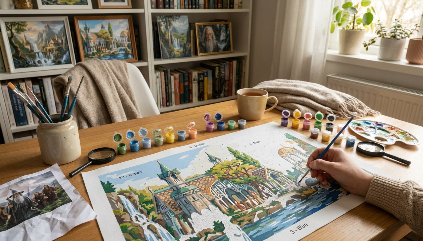The Secret to Stunning LoTR Art: Kits with High-Quality Acrylic Paint
