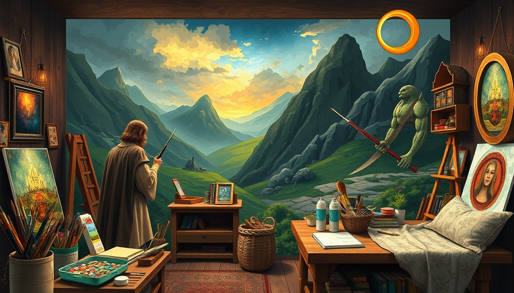 Find Extra Large Paint by Numbers Kits for Experienced Painters Who Love Epic Stories