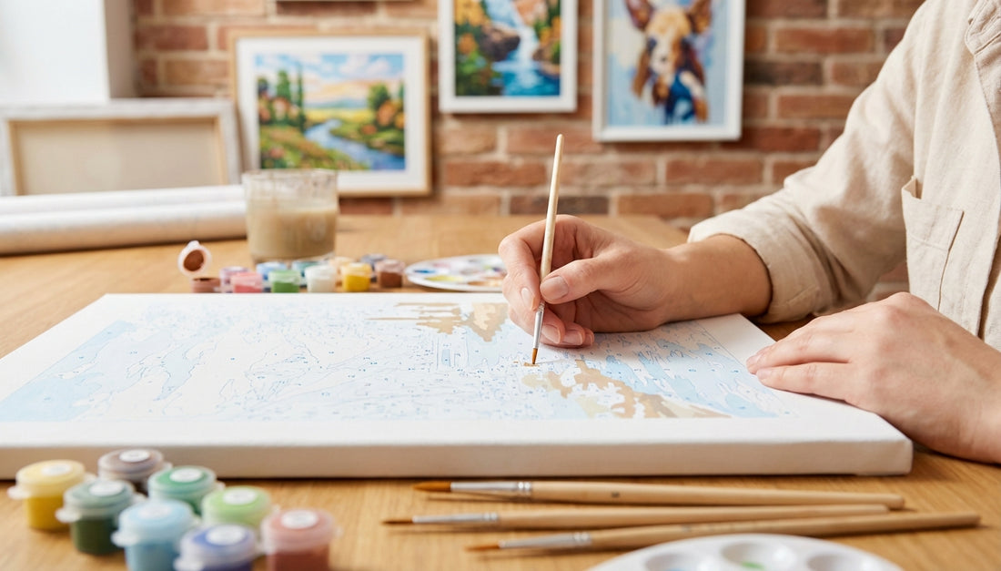 PBN Sets with Fine Detail Brushes: Precision Art