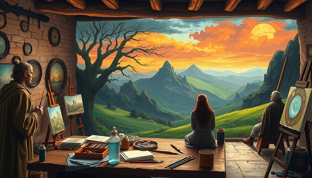 Top 10 Cheap Paint by Numbers Kits for Beginners: Paint Your Favorite Middle-earth Scenes