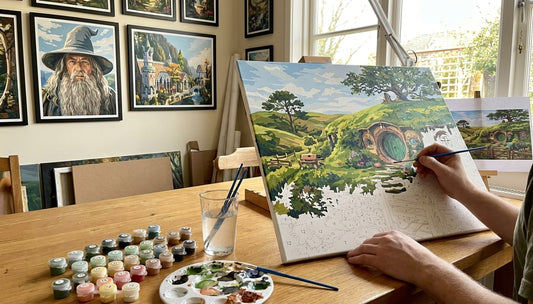 Relieve Stress the Hobbit Way: Why LOTR Paint by Numbers is Your New Favorite Hobby