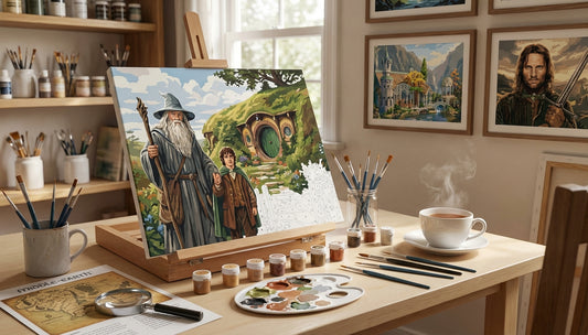 Unwind in Middle-earth: Your Ultimate Guide to LOTR Paint by Numbers Stress Relief