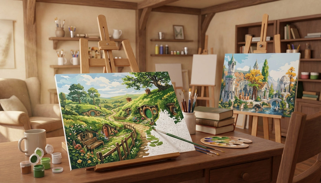 Mastering Middle-earth Fine Detail Brushes for Your LotR Paint by Numbers Art