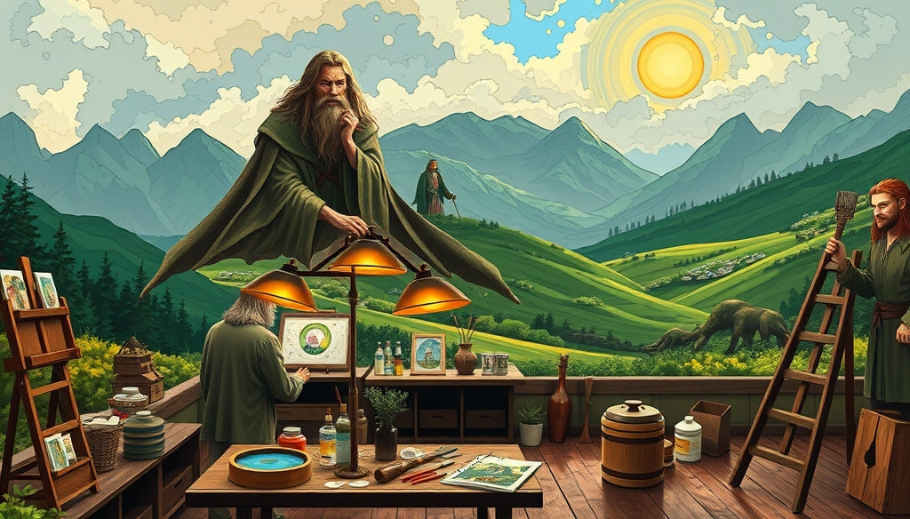 Find Cheap Paint by Numbers Kits for Adults: The Lord of the Rings Collection Awaits!